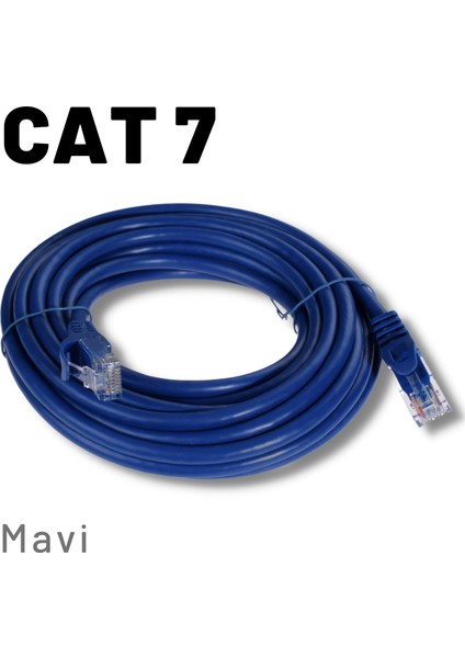 5 Adet Cat7 Kablo Ethernet Network Internet Lan Kablosu