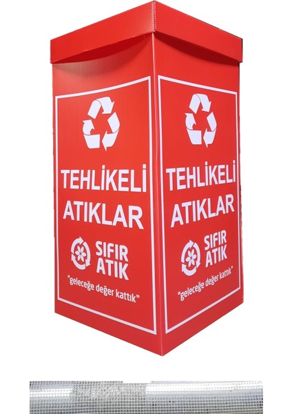 Sıfır Atık Yönetmeliğine Uygun Tehlikeli Atık Toplama Sıfır Atık Geri Dönüşüm Kutusu
