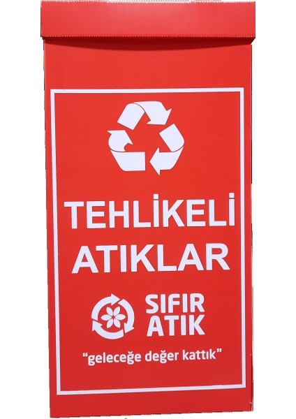 Sıfır Atık Yönetmeliğine Uygun Tehlikeli Atık Toplama Sıfır Atık Geri Dönüşüm Kutusu