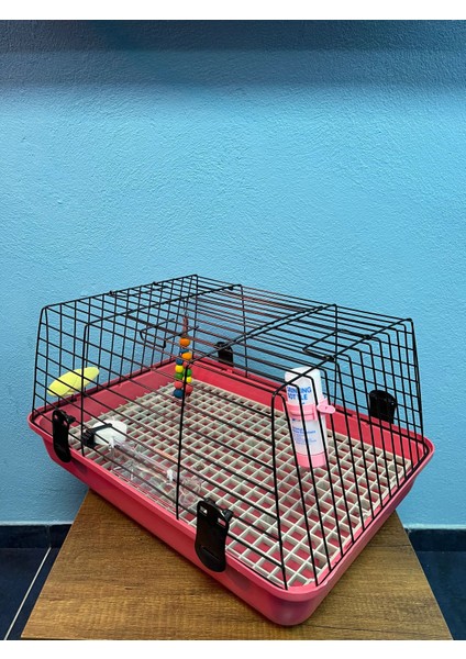 60X40X30 cm Orta Boy Tavşan Kafesi ve Bakım Seti (7 Parça) fiyatları