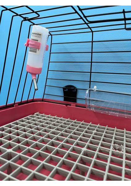 60X40X30 cm Orta Boy Tavşan Kafesi ve Bakım Seti (7 Parça) fırsatları