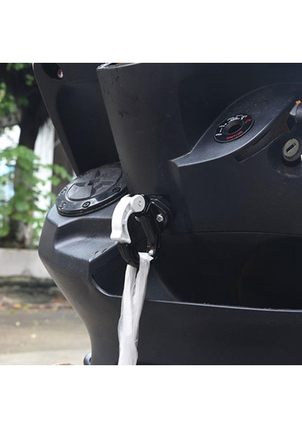 Kask Kanca Koruyucu Parçalar Kasklar Kask Tutucu Scooter Çanta Siyah Beyaz İçin Uyar 26 inç (Yurt Dışından) modelleri
