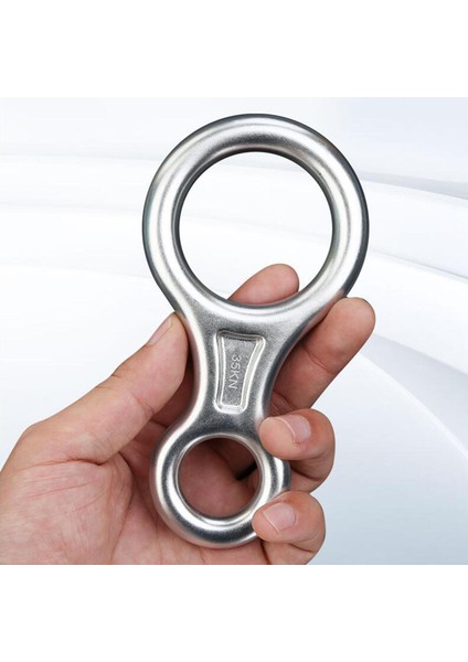 Şekil 8 Descender Rappelling Dişli Belaying Kaya Ağacı Tırmanma Yüksek Mukavemetli Gümüş (Yurt Dışından) modelleri