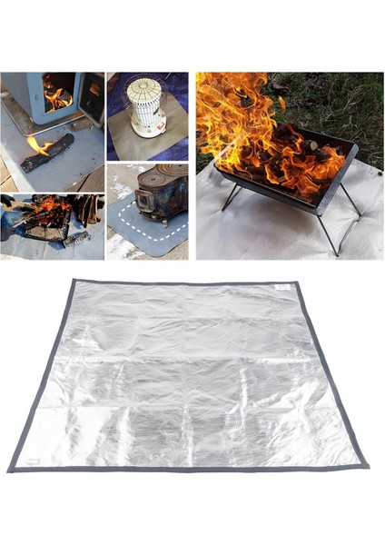 Açık Yanmaz Mat Ateş Çukur Battaniye Sıcaklığa Dayanıklı Ahşap Yanan M 60X80 cm (Yurt Dışından) fırsatları