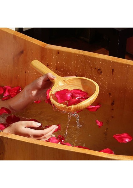 Ahşap Banyo Su Kepçesi (Yurt Dışından)