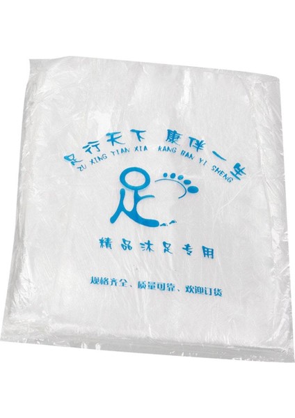80 Adet Ayak Küvet Gömlekleri Banyo Havzası Çanta Plastik Ayak Bakımı Için - Temizle, 55X65 cm (Yurt Dışından)