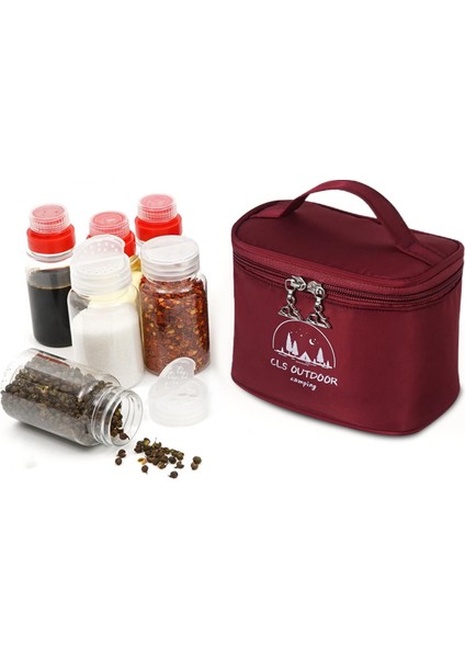 Spice Kiti Spice Shaker Clear Beasoning Biberon Trows Bag Mutfak Gadget Kırmızı (Yurt Dışından) fırsatları