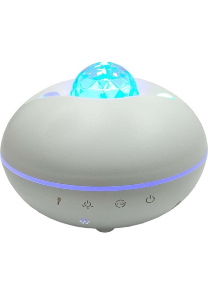 Akıllı Galaxy Projektör Gece Işığı Led Müzik Konuşmacı Lamba Ambice Kids Toys Beyaz(Yurt Dışından) fiyatları