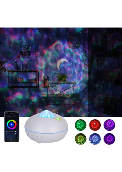 Akıllı Galaxy Projektör Gece Işığı Led Müzik Konuşmacı Lamba Ambice Kids Toys Beyaz(Yurt Dışından) modelleri