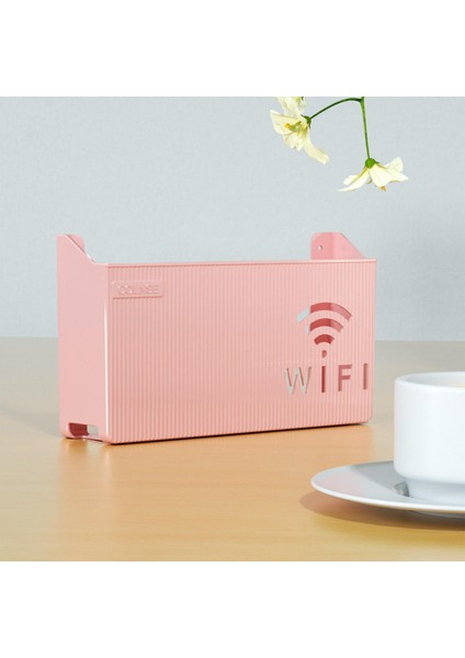 Router Raf Duvar Asılı Işlevli Kablo Braketi Organizatör Ofis Pembe Için (Yurt Dışından) fiyatları