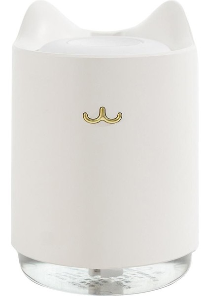 Araba Için Yatak Odası Hava Nemlendirici Için Ultrasonik Nemlendiriciler 320 ml Üst Dolgu Masası Pembe