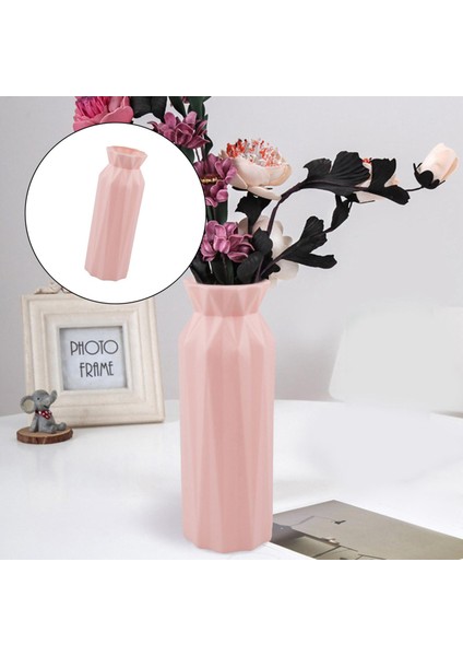 Minimalizm Plastik Çiçek Vazo Modern Sanat Zen Ofis Tomurcuk Vazolar Odası Dekor Pembe (Yurt Dışından) fırsatları