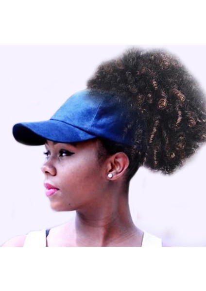 At Kuyruğu Beyzbol Şapkası Kadın Dağınık Yüksek Topuz Tenis Şapka Ayarlanabilir Snapback Kraliyet Mavi fırsatları