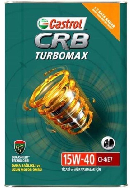 Crb Turbomax 15W-40 Motor Yağı ( Üretim Yılı: 2022 )