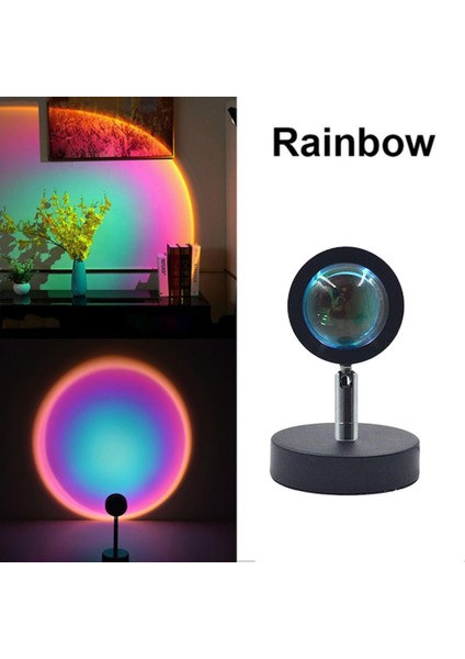 Dome Çocuklar Yetişkinler Bliss Parti Show LED Bluetooth C_rainbow