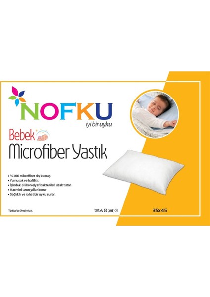 Bebe Microfiber Yastık 35 x 45 cm