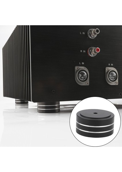 Hıfı Alüminyum Hoparlör Ayak Şok Baz Pad Kayıt CD CD Pikap Siyah İçin Spike