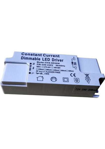 Scr Dim Sabit Akım Sürücü Güç Kaynağı Downlights DC63-84V 280MA (Yurt Dışından) indirimleri