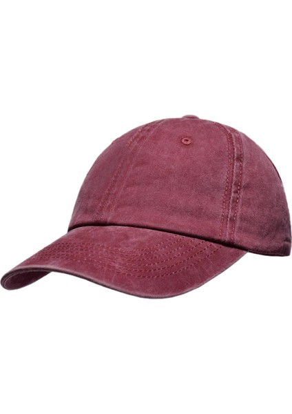 At Kuyruğu Beyzbol Şapkası Kadın Dağınık Yüksek Topuz Tenis Şapka Ayarlanabilir Snapback Bordo fiyatları