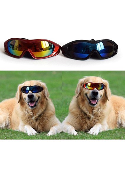Köpek Uv Güneş Gözlüğü Orta Ila Büyük Köpek Için Evcil Hayvan Gözlükleri, Şık ve Eğlenceli Köpekler Kırmızı (Yurt Dışından) modelleri
