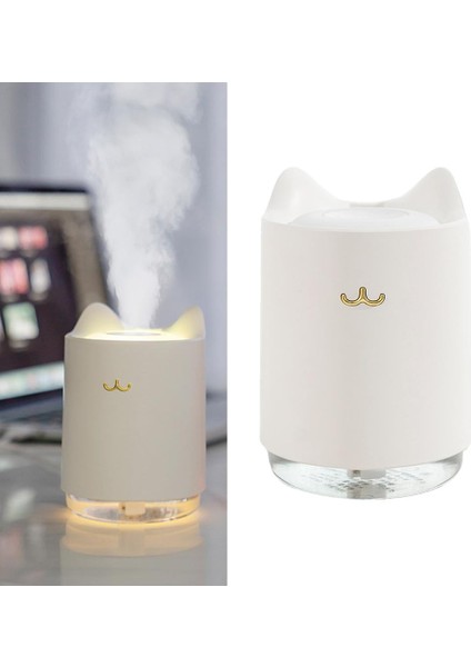 USB Mini Nemlendirici Sevimli Taşınabilir Hava ile 7 Renkli Gece Işık Yatak Odası Beyaz (Yurt Dışından) fiyatları