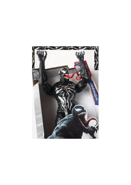 Oyuncak Venom Figür 30 cm Avengers Venom Figür Venom Işıklı ve Sesli Aksiyon Figür Oyuncak modelleri