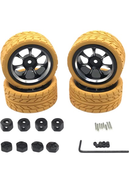 Wltoys Için Rc Araba Lastikleri A949 A959 A969 A979 K929 1/18 Rc Araba Değiştirme Altın (Yurt Dışından) modelleri