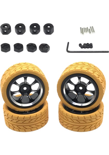 Wltoys Için Rc Araba Lastikleri A949 A959 A969 A979 K929 1/18 Rc Araba Değiştirme Altın (Yurt Dışından) fırsatları