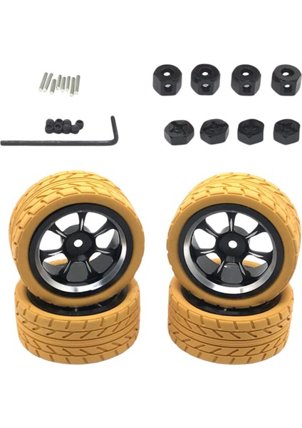 Wltoys Için Rc Araba Lastikleri A949 A959 A969 A979 K929 1/18 Rc Araba Değiştirme Altın (Yurt Dışından) indirimleri