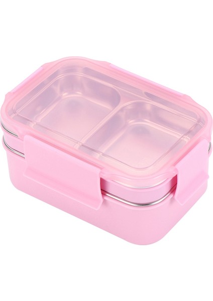 Bilu Store 1000 ml. Lunchbox Paslanmaz Çelik Çift Katmanlı Bölmeli Öğle Yemeği Kutusu (Yurt Dışından)