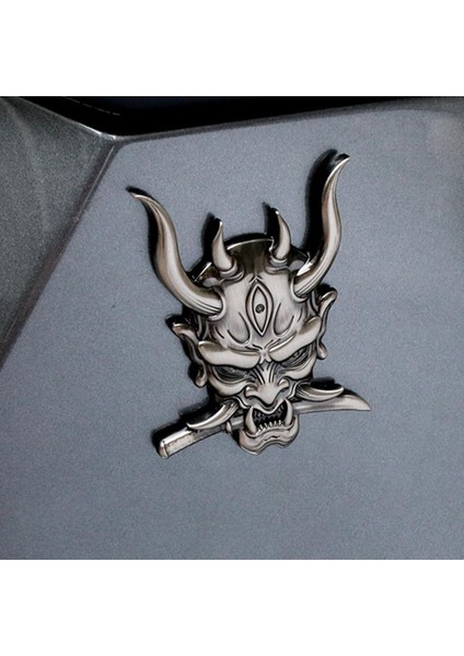 Japon Samuray Sticker Metal Çıkartması Araba Araba Tuning Styling Gümüş İçin Fit (Yurt Dışından) fırsatları