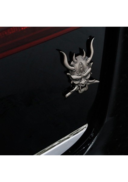 Japon Samuray Sticker Metal Çıkartması Araba Araba Tuning Styling Gümüş İçin Fit (Yurt Dışından) indirimleri