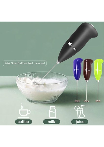 Süt Frother El Foamer Kahve Makinesi Yumurta Çırpıcı Çikolata/cappuccino Karıştırıcı Mini Taşınabilir Blender Mutfak Çırpma Aracı (Yurt Dışından)