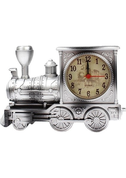 Retro Nostaljik Tren Çalar Saat Masa Dekoru (Yurt Dışından)