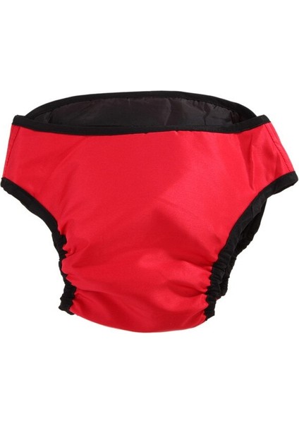 Büyük Köpekler için Bez Pantalon - Kırmızı (Yurt Dışından)