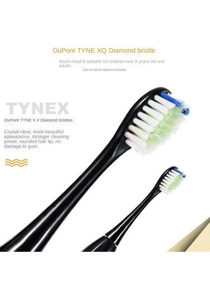 Sonic Elektrikli Diş Fırçası Akıllı USB Şarj Edilebilir 5 Modlu Seyahat Ipx7 Hızlı Şarjlı Diş Fırçası, 2 Fırça Başlı (Yurt Dışından)