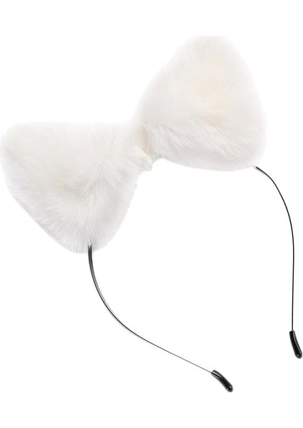Anime Cosplay Kedi Kulak Bandı Güzel Karikatür Saç Bandı Saç Aksesuarları Beyaz fırsatları