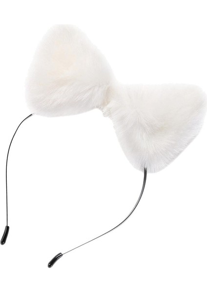 Anime Cosplay Kedi Kulak Bandı Güzel Karikatür Saç Bandı Saç Aksesuarları Beyaz indirimleri