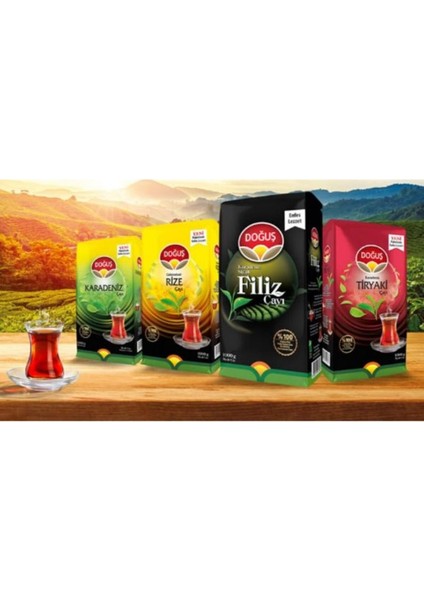 Siyah Filiz Çayı 1000 gr x 6