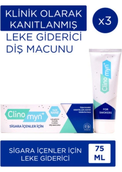 Sigara Içenler Için Diş Macunu 3x 75ML