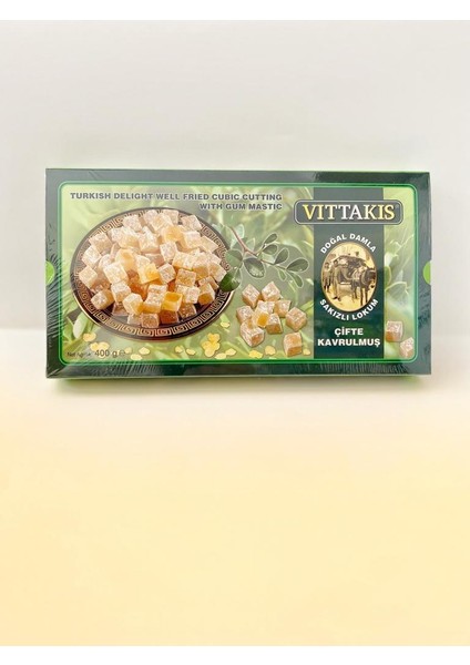 Damla Sakızlı Çifte Kavrulmuş Lokum 400 gr x 2 fiyatları