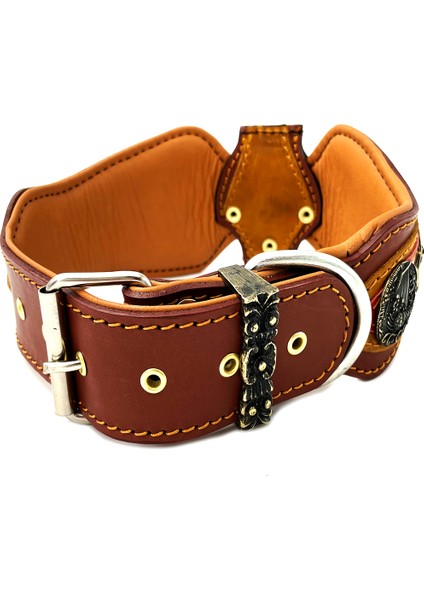 Kahverengi Savaşçı Viking Deri Köpek Tasması indirimleri