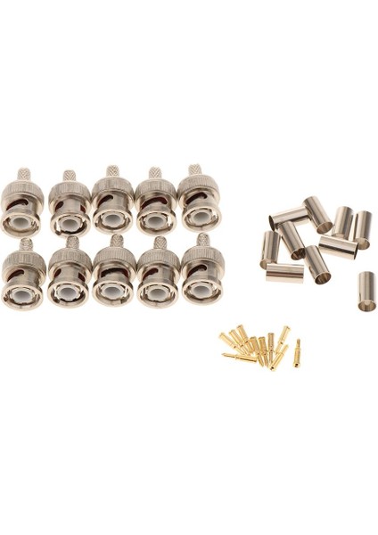 Bnc Erkek Bağlayıcı RG58 Koaksiyel Kablo Paketi 10 Takım (Yurt Dışından) fiyatları