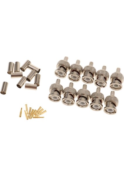 Bnc Erkek Bağlayıcı RG58 Koaksiyel Kablo Paketi 10 Takım (Yurt Dışından) indirimleri