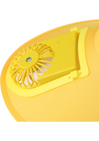 Güneş Fan Visor Şapkası - Sarı (Yurt Dışından)