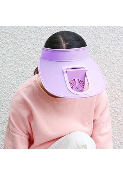 Güneş Fan Visor Şapkası - Mor (Yurt Dışından) fırsatları