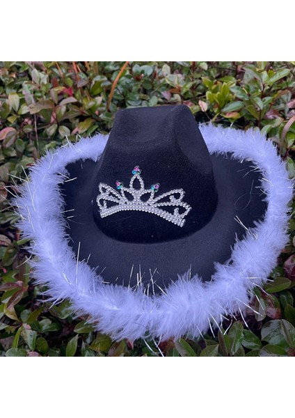 2 Paket Tüy Kovboy Şapkaları Vahşi Batı Cowgirl Şapka Kadınlar Için Bayanlar Kızlar Için fırsatları