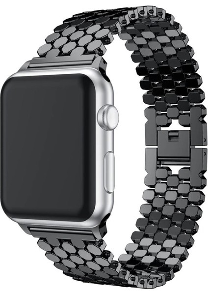 Apple Watch Uyumlu 4 5 6 7 45MM 44MM 42MM Premium Petek Tasarım Kordon