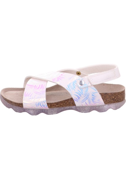Jellies Soft Mantar Taban Gümüş Sandalet