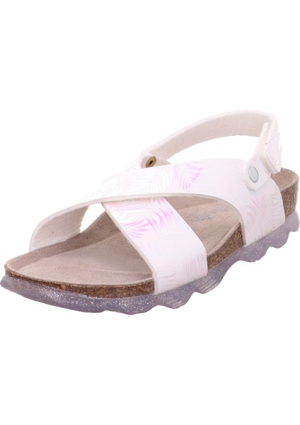 Jellies Soft Mantar Taban Gümüş Sandalet